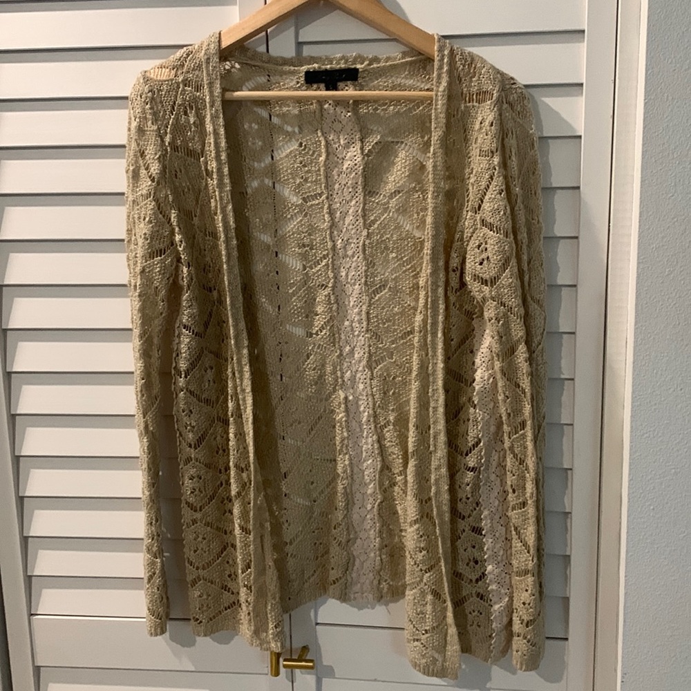 Lacy Beige Cardigan / Shrug